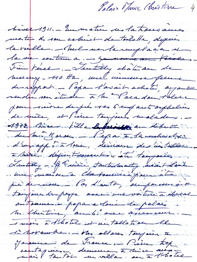 Texte manuscrit